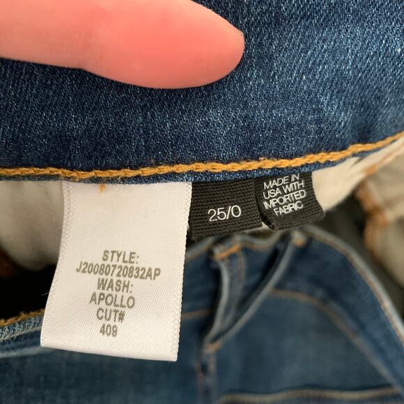 Veronica Beard Danni High-Rise-Kick-Flare Blue Jean Apollo Womens 25/0 - Picture 14 of 16